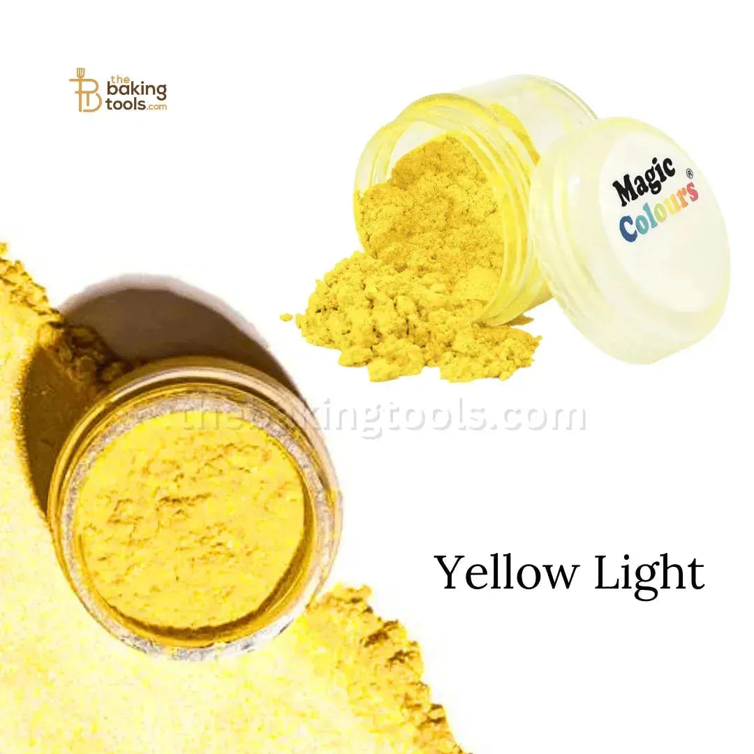 Magic Colours Edible Luster Dust - Yellow Light - thebakingtools.com